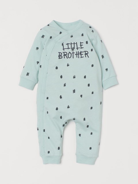 H&M Kids Green Printed Sibling pyjamas