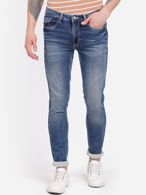 Crocodile Men Blue Slim Fit Mid-Rise Clean Look Jeans