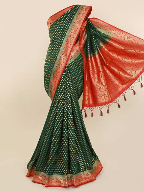 Pothys Green Woven Design Pure Silk Saree
Pothys Green Woven Design Pure Silk Saree