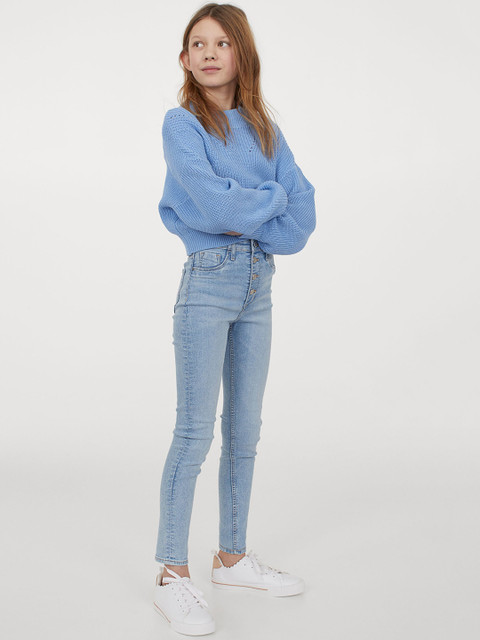 H&M Girls Blue Skinny Fit High Jeans
H&M Girls Blue Skinny Fit High Jeans