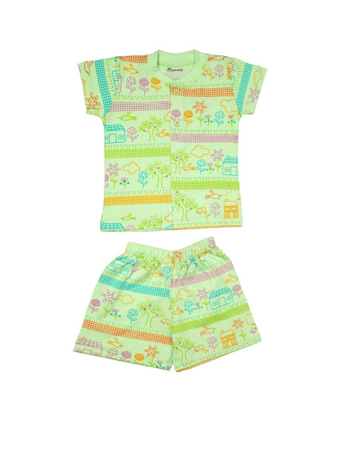 Zoom Minimondo Infant Green & Pink Printed Night Suit
Zoom Minimondo Infant Green & Pink Printed Night Suit