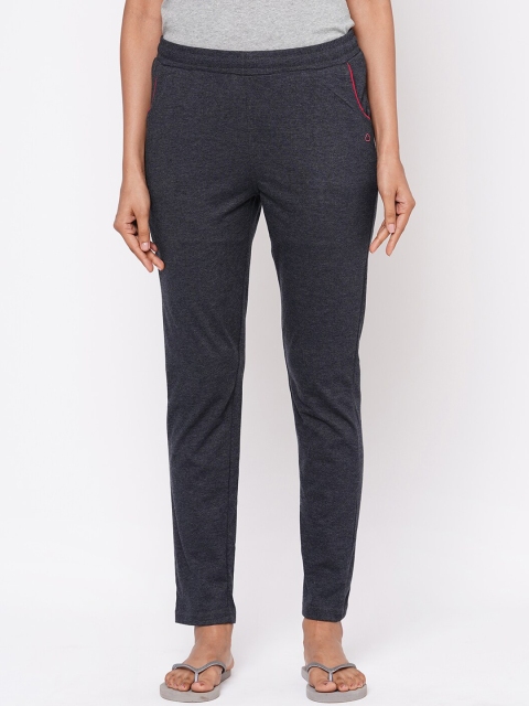 Sweet Dreams Women Grey Melange Solid Lounge Pants