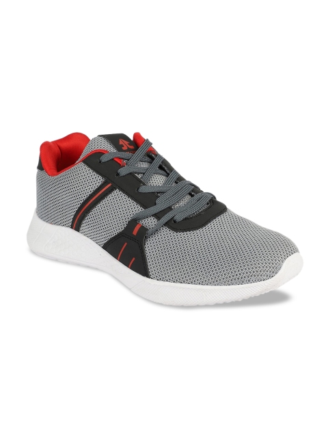 OFF LIMITS Men Grey Mesh Running Shoes