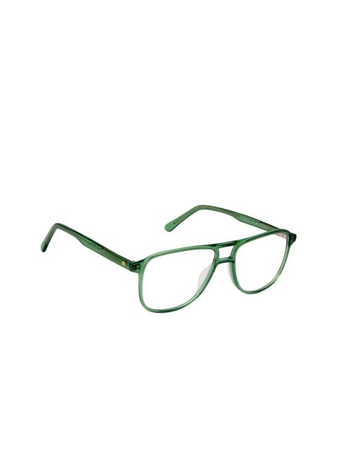 David Blake Unisex Green Solid Full Rim Aviator Frames EWDB2393MWZDB8002C6