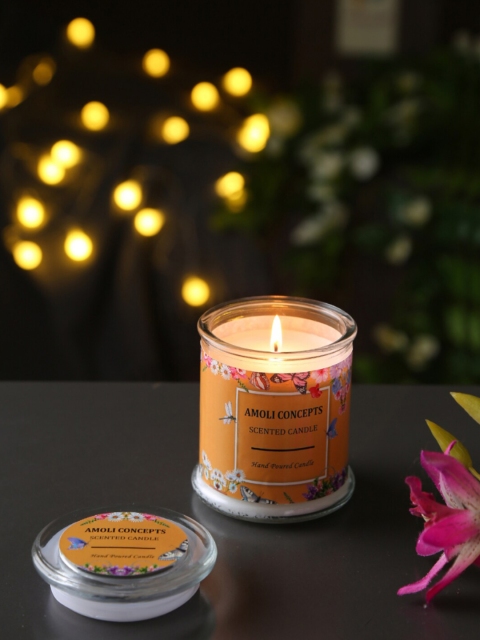 Amoliconcepts Orange Solid Enchanting Oak Wood Sustainable Scented Candle Jar With Lid
Amoliconcepts Orange Solid Enchanting Oak Wood Sustainable Scented Candle Jar With Lid
