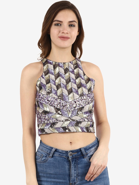 Diwaah Purple Embellished Top
Diwaah Purple Embellished Top
