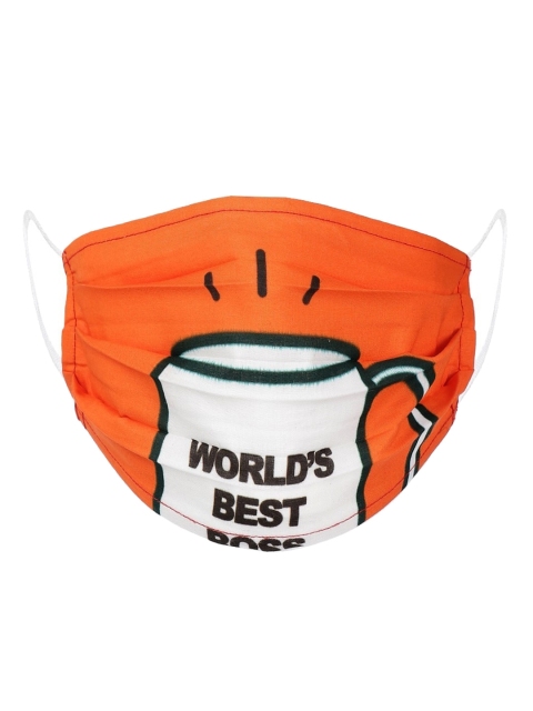 LIVE IT SAFE Unisex Orange & White Printed 4-Ply Reusable Anti Pollution Protective Outdoor Mask
LIVE IT SAFE Unisex Orange & White Printed 4-Ply Reusable Anti Pollution Protective Outdoor Mask