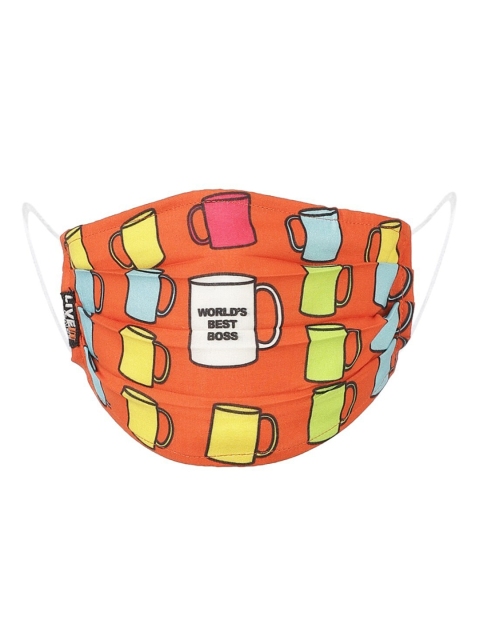 LIVE IT SAFE Unisex Orange & Yellow Printed 4-Ply Reusable Nano-Technology Cloth Mask
LIVE IT SAFE Unisex Orange & Yellow Printed 4-Ply Reusable Nano-Technology Cloth Mask