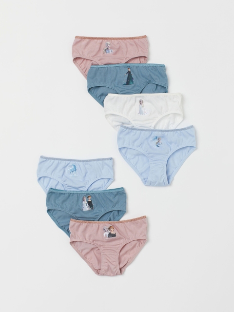 H&M Girls Assorted Pack of 7 Briefs