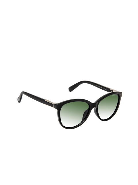 David Blake Women Oval Sunglasses N_SGDB2029, Black