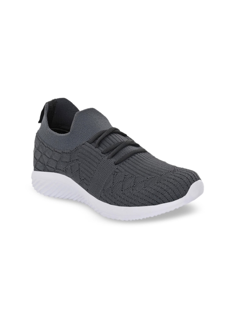 HIROLAS Women Grey Mesh Walking Shoes