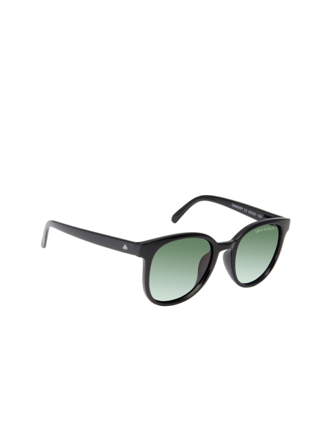 David Blake Unisex Oval Polarised & UV Protected Sunglasses N_SGDB2055, Black