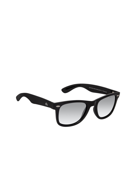 David Blake Unisex Square Sunglasses N_SGDB2004, Black