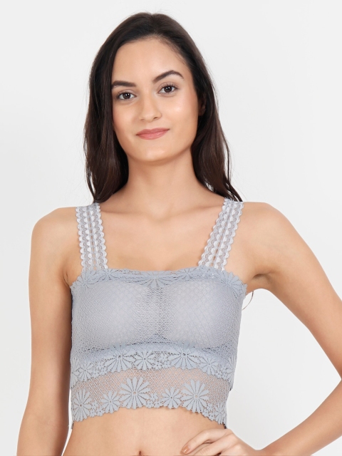 Golden Girl Grey & White Lace Non-Wired Removable Padding Bralette Bra 533 Grey_30C-Grey
Golden Girl Grey & White Lace Non-Wired Removable Padding Bralette Bra 533 Grey_30C-Grey