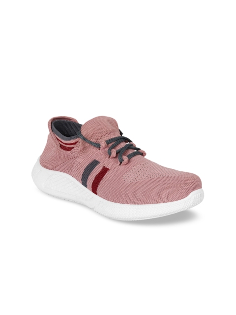ZAPATOZ Women Pink & Maroon Textile Lightweight Air Max Walking Shoes