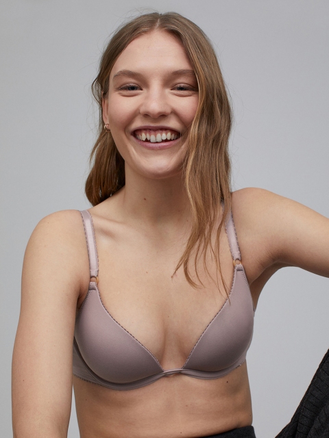 H&M Purple Jersey Push-Up Bra