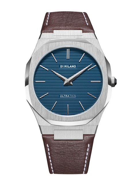 D1 Milano Men Blue & Brown Analogue Watch UTLJ09