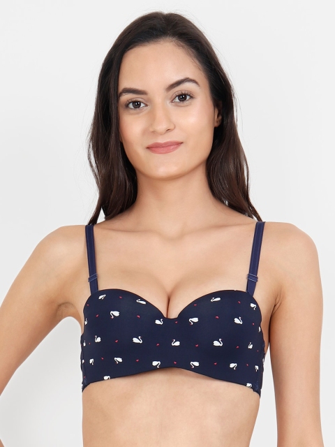 Lebami Navy Blue Printed Non-Wired Lightly Padded Everyday Bra 2668 Demi Cup Swan_30A
Lebami Navy Blue Printed Non-Wired Lightly Padded Everyday Bra 2668 Demi Cup Swan_30A