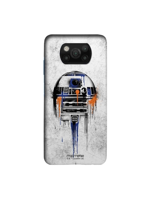macmerise Black & Grey Astro Droid Sleek Xiaomi Poco X3 Back Case