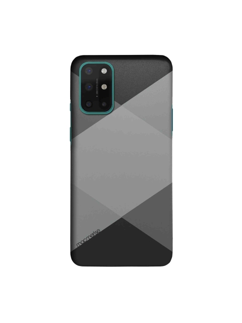macmerise Black & Grey Criss Cross OnePlus 8T Back Cover