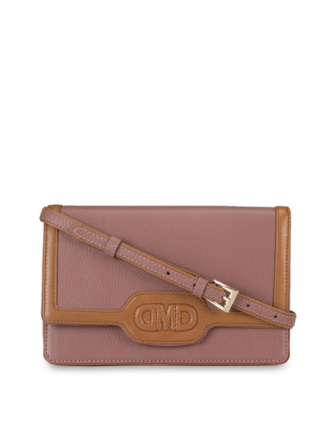 Da Milano Pink Textured Leather Sling Bag
Da Milano Pink Textured Leather Sling Bag