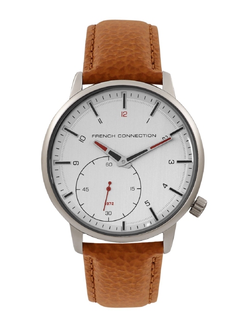 French Connection Men White Analogue Watch