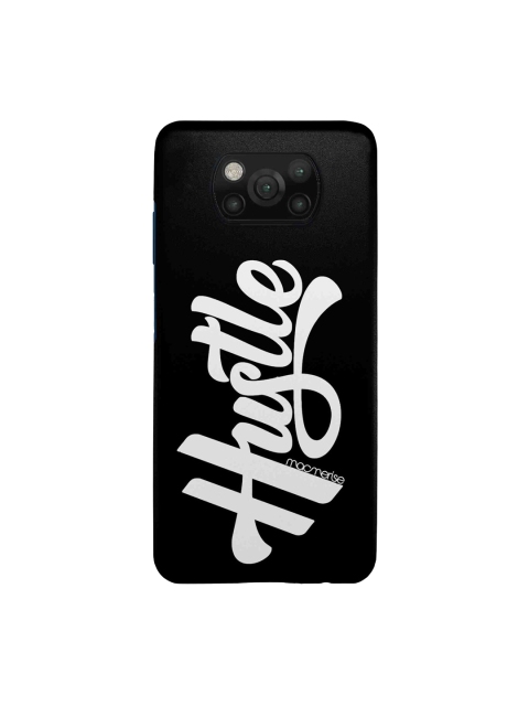 macmerise Black & White Hustle Xiaomi Poco X3 Sleek Back Case