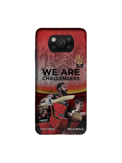macmerise Red & Black RCB Celebration Xiaomi Poco X3 Back Cover