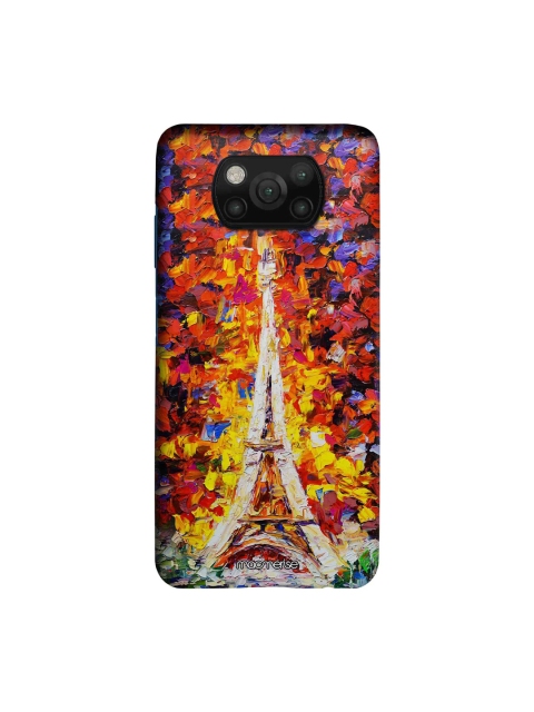 macmerise Red & Yellow Artistic Eifel Sleek Xiaomi Poco X3 Case