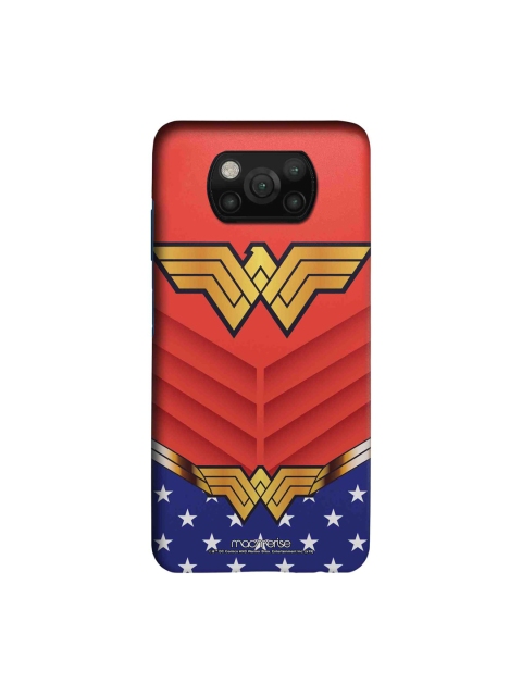 macmerise Red & Blue Suit Up Wonder Woman Sleek Xiaomi Poco X3 Back Case
