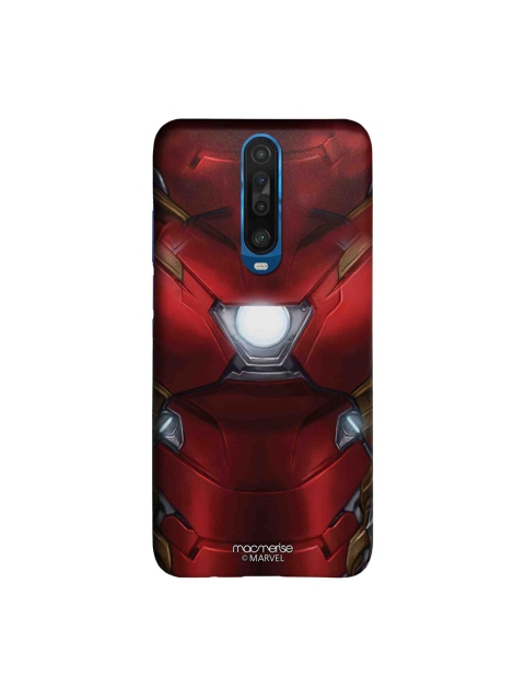 macmerise Red & White Superhero Suit Up Ironman Sleek Xiaomi Poco X2 Case