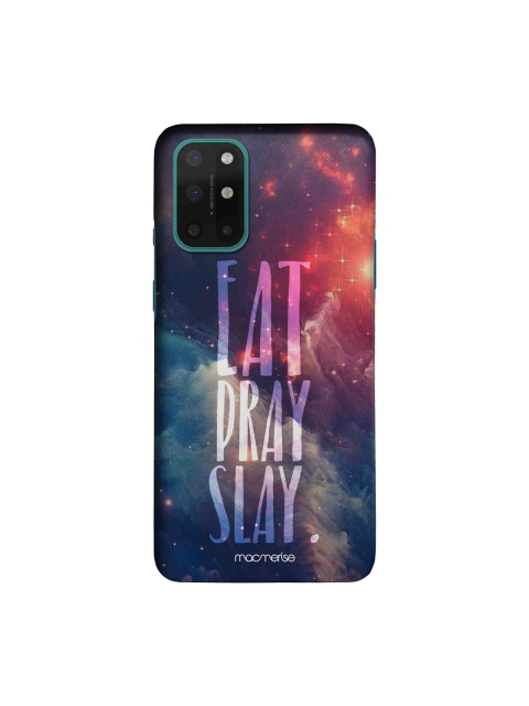 macmerise Blue & Pink Eat Pray Slay Sleek OnePlus 8T Case