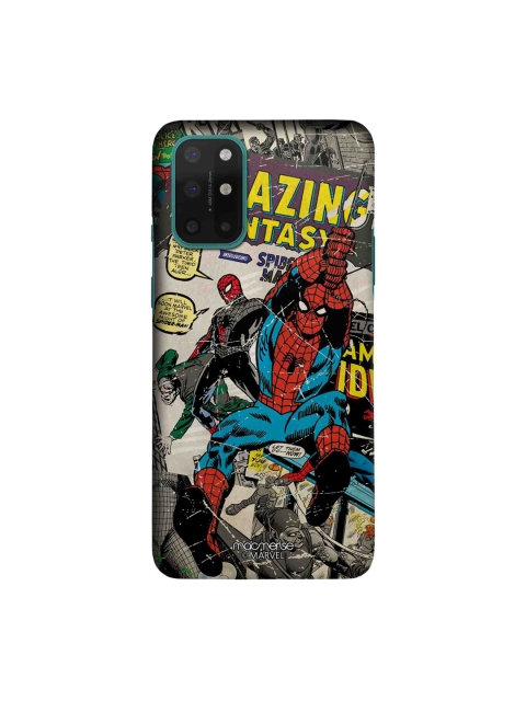 macmerise Blue & Red Comic Spidey Sleek OnePlus 8T Back Cover