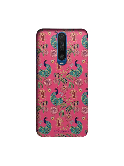 macmerise Pink & Green Payal Singhal Anaar And Mor Xiaomi Poco X2 Back Cover