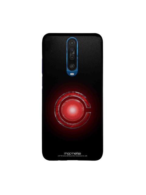 macmerise Black & Red Printed Logo Cyborg Xiaomi Poco X2 Back Cover