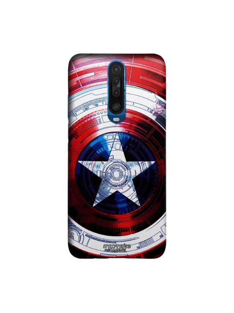 macmerise Red & Blue Captain Shield Decoded Xiaomi Poco X2 Back Case