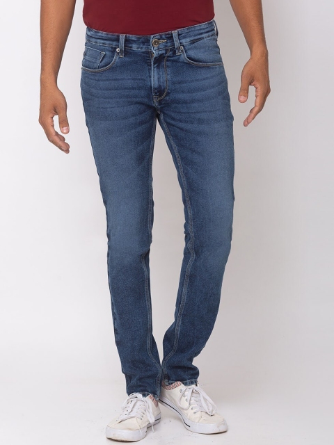 SPYKAR Men Blue Skinny Fit Low-Rise Clean Look Jeans