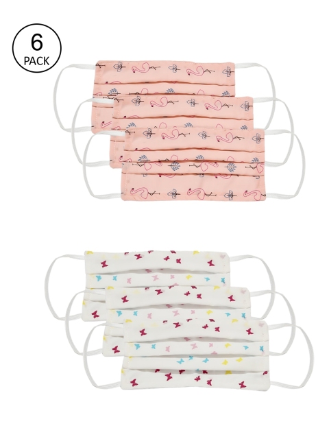 Bellofox Unisex Pack of 6 Printed 3Ply Reusable Protective Outdoor Face Masks, Peach
Bellofox Unisex Pack of 6 Printed 3Ply Reusable Protective Outdoor Face Masks, Peach
