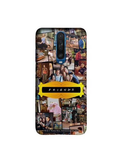 macmerise Yellow & Black Friends Collage Sleek Xiaomi Poco X2 Case