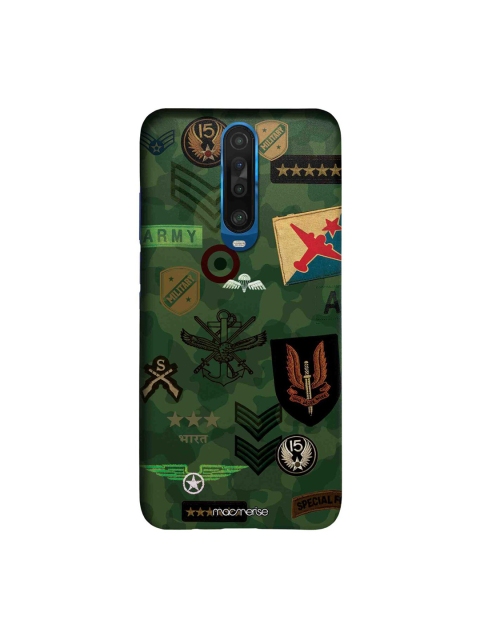 macmerise Green & Black Roger That Sleek Xiaomi Poco X2 Case