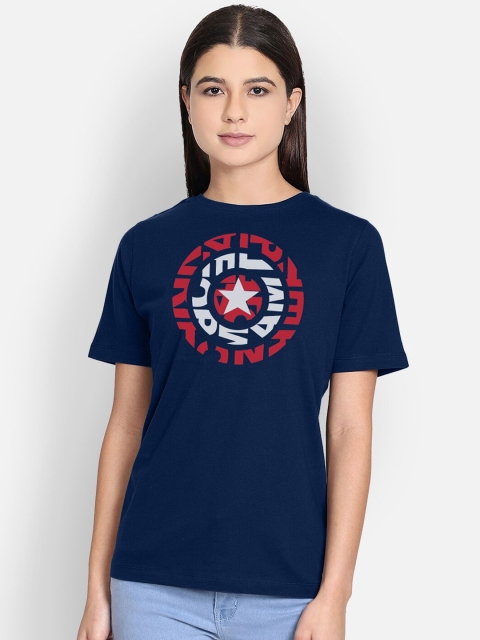 Free Authority Women Blue Captain America Printed Round Neck Cotton Pure Cotton T-shirt
Free Authority Women Blue Captain America Printed Round Neck Cotton Pure Cotton T-shirt