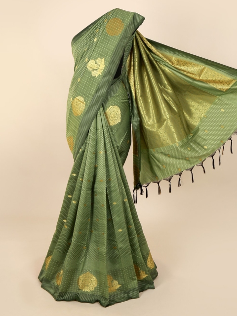 Pothys Green Woven Design Art Silk Saree