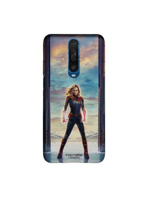 macmerise Red & Blue Captain Marvel Poser Xiaomi Poco X2 Back Case