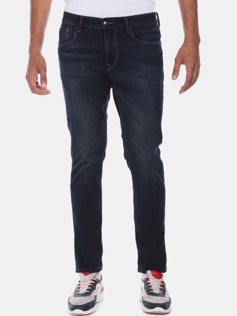 U.S. Polo Assn. Denim Co. Men Navy Blue Tapered Fit Jeans