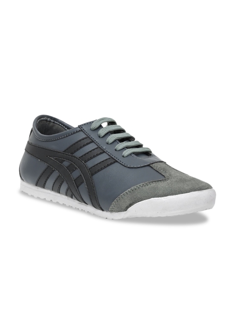 Respiro Men Grey Lightweight Sneakers