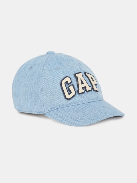 GAP Boys Blue & White Printed Baseball Cap