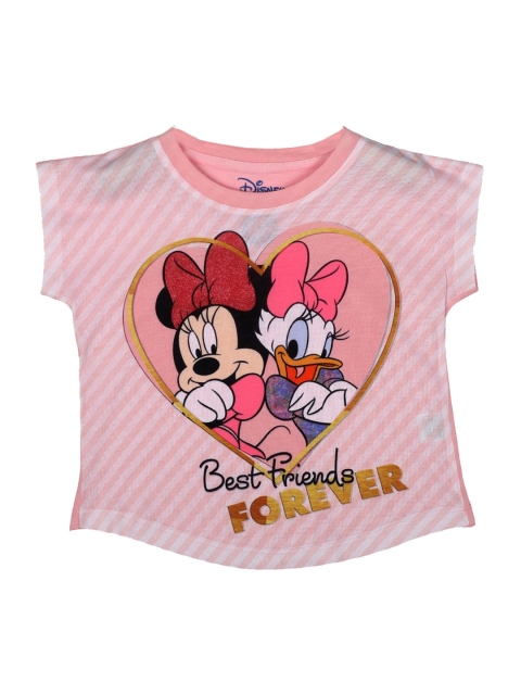 Minnie Girls Pink Printed Top