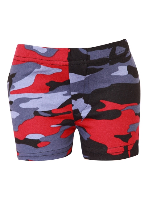 Zoom Minimondo Unisex Red & Grey Printed Mid Rise Brief