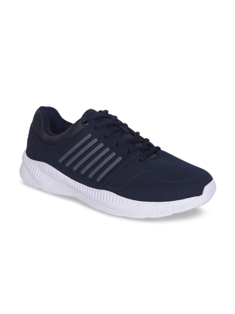 Ajile by Pantaloons Men Navy Blue Leather Walking Shoes