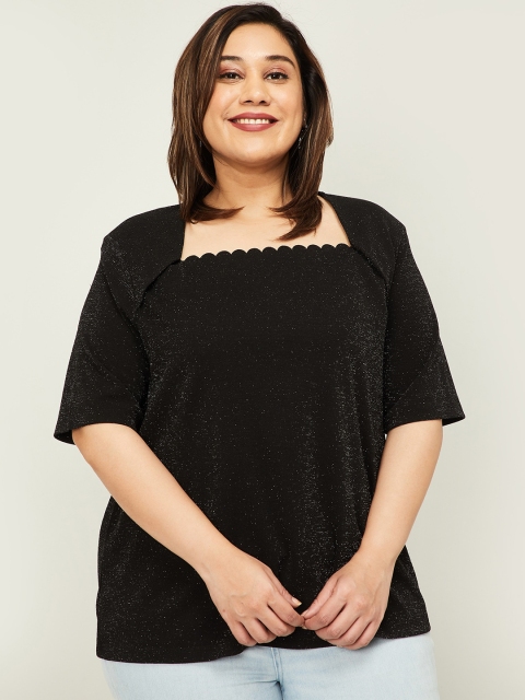 nexus Women Black Solid Top